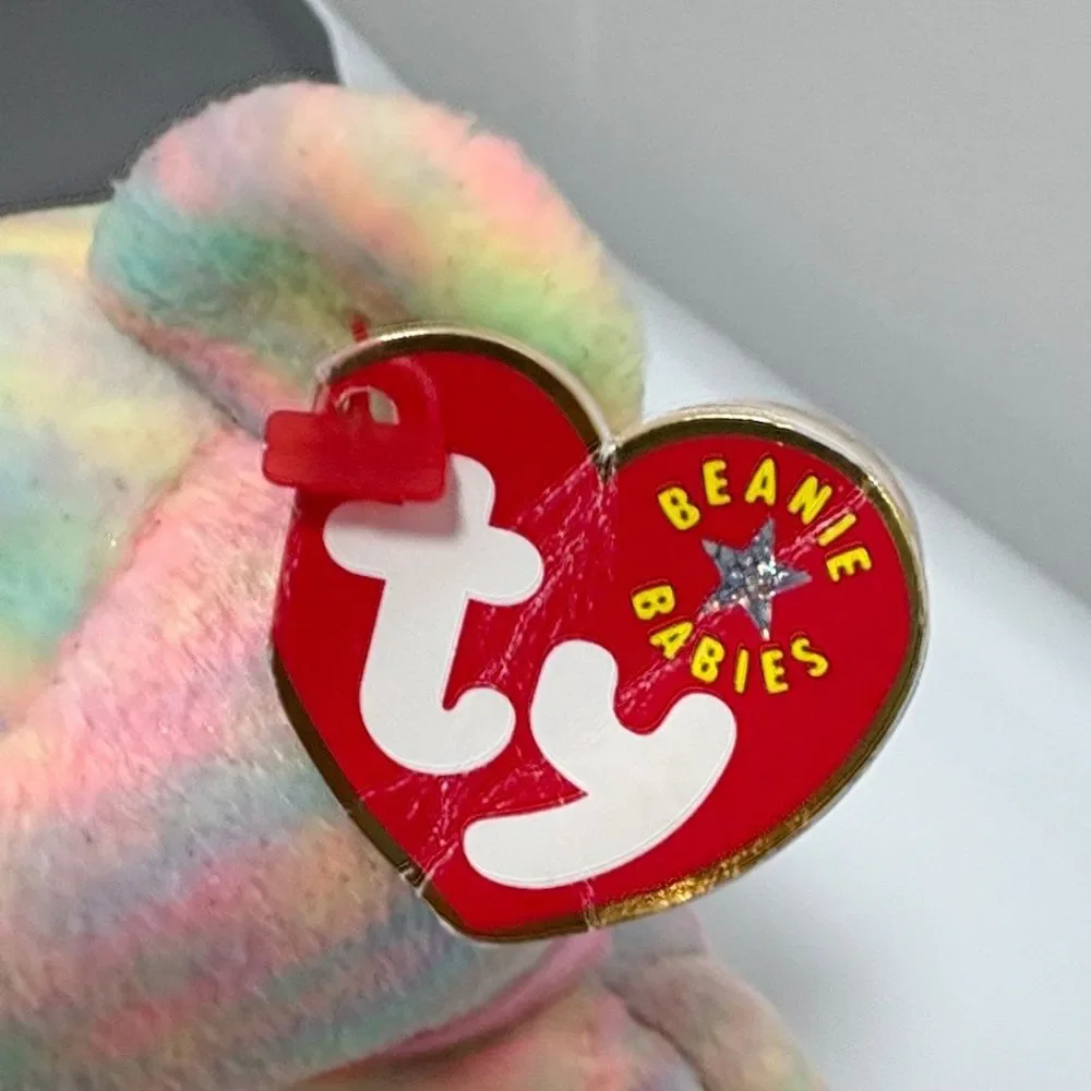 Ty Beanie Baby Celebrate the Bear DOB  March 13, 2001
